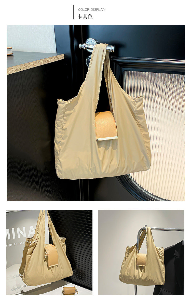 Foldable Shopping & Shoulder Tote Bag