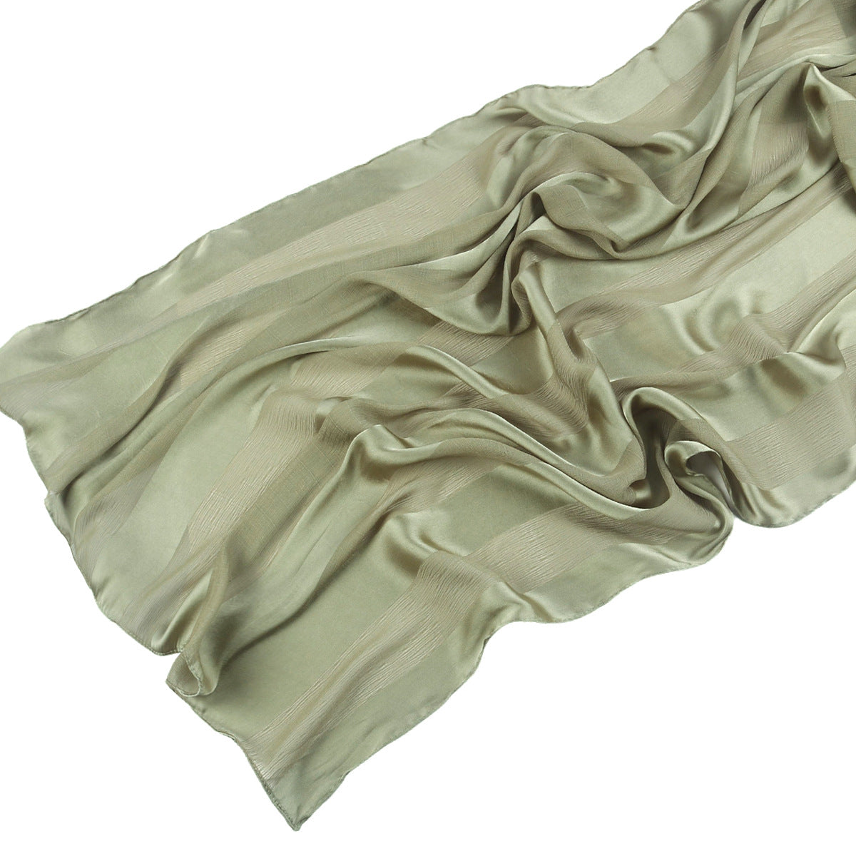 Luxury Satin-Striped Hijab