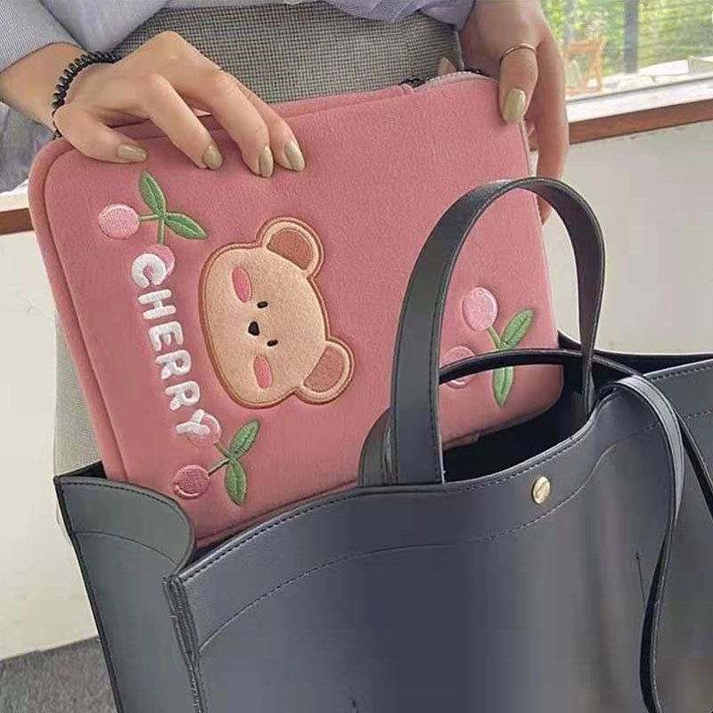 Cute Padded Cherry Laptop Sleeve