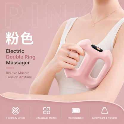 Electric Body (Fascia double ring) Massager  for Muscle Relaxation & Recovery