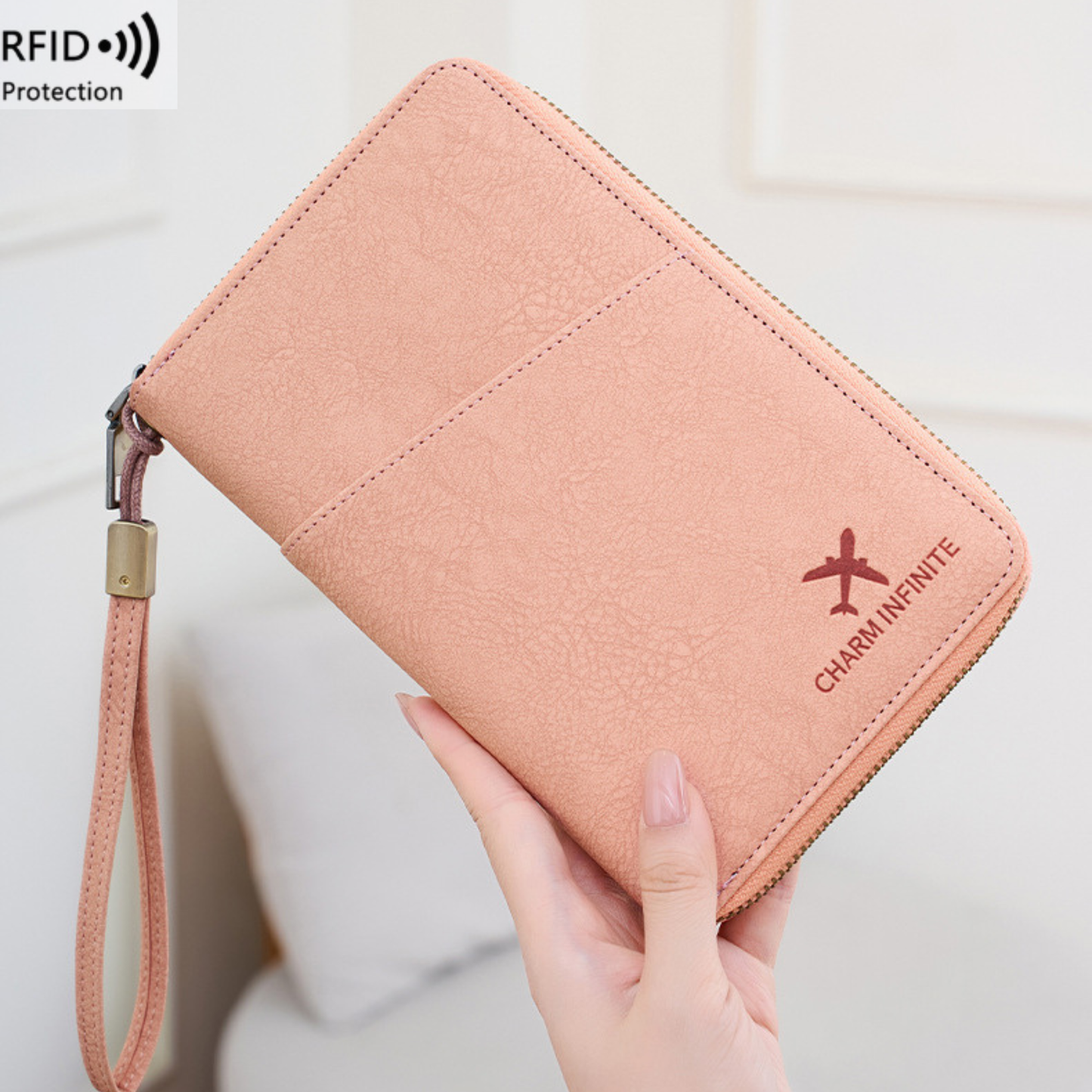 RFID Passport & Travel Document Organizer– Premium Multi-Passport & Card Wallet