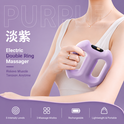 Electric Body (Fascia double ring) Massager  for Muscle Relaxation & Recovery