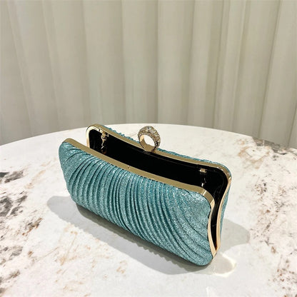 Lumière Rhinestone Clutch Bag