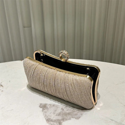 Lumière Rhinestone Clutch Bag