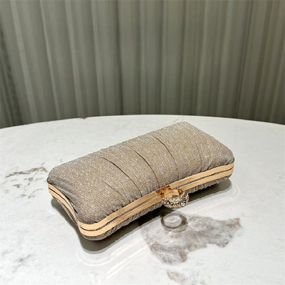 Lumière Rhinestone Clutch Bag