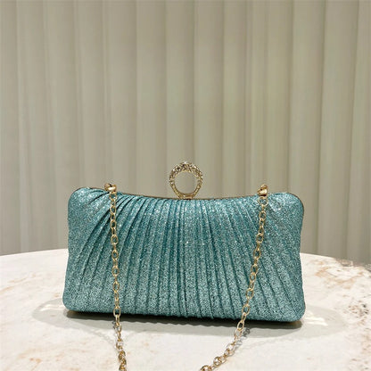 Lumière Rhinestone Clutch Bag