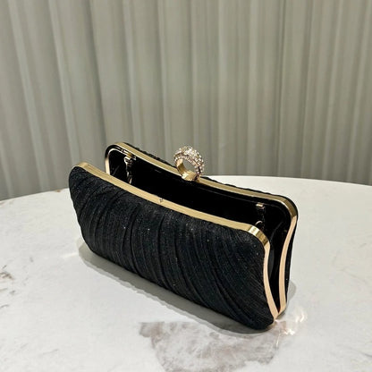 Lumière Rhinestone Clutch Bag