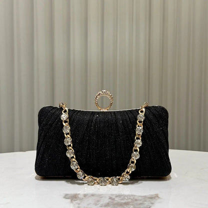 Lumière Rhinestone Clutch Bag