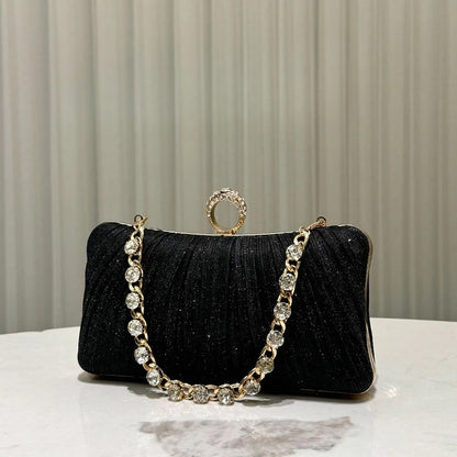 Lumière Rhinestone Clutch Bag