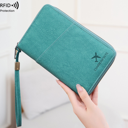 RFID Passport & Travel Document Organizer– Premium Multi-Passport & Card Wallet