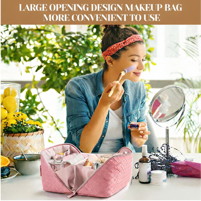 Luna Woven Cosmetic Pouch