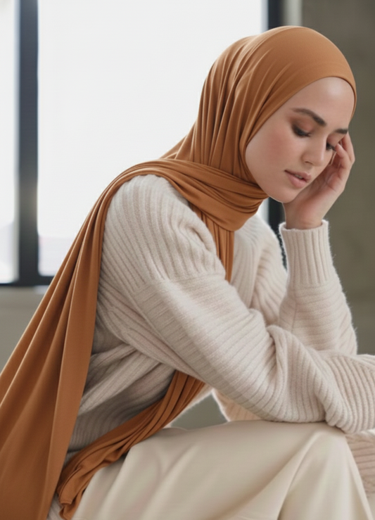 Mercerized Cotton Jersey Hijab