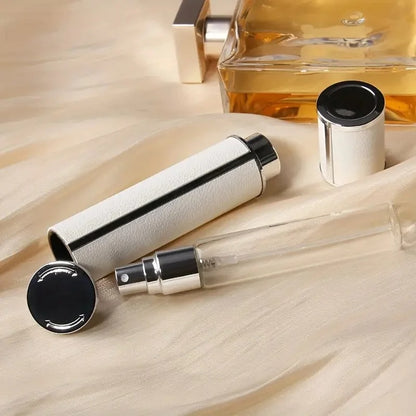 Luxury Refillable Perfume Atomizer Set – Black & White Duo (10ml ×2)